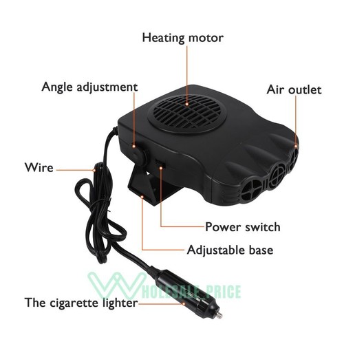 600W Car Heater Portable Electric Heating Fan Defogger Defroster Demister 12/24V - Picture 122 of 129