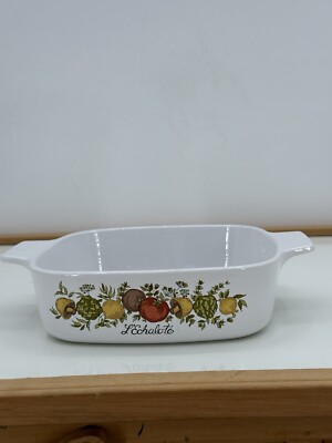 Vintage Corning Ware SPICE OF LIFE L'Echalote A-1-B 1 Quart Casserole Dish