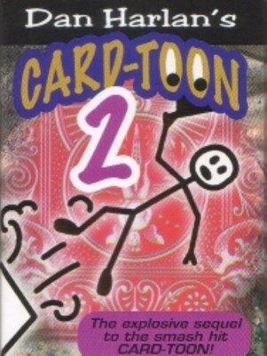 Card-toon 2 - by Dan Harlan - Selected Card is Revealed By Stick Man Magician!