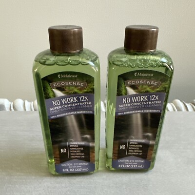 2- 8 Oz  bottles Melaleuca Eco Sense , Shower Cleaner 12x , Super  Concentrated