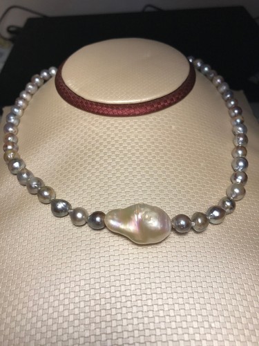 Edle echte Akoya-Perlenkette mit Südsee-Zuchtperle **16x26**mm !! - Bild 9 von 14