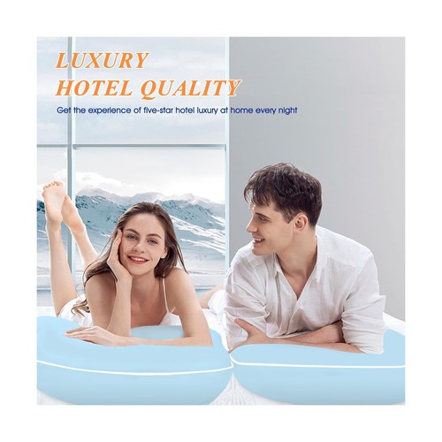 MZOIMZO Bed Pillows for Sleeping- Soft Density, Queen Size Set of 2, Cooling ... - 第 5/6 張圖片