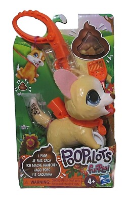 FurReal Poopalots Kitten Walk Feed Goes Potty Toy Cat Hasbro New 2019