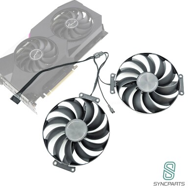 Grafikkartenlüfter 2er Set 95mm für ASUS GeForce RTX 3070 OC , RTX 3060 Ti