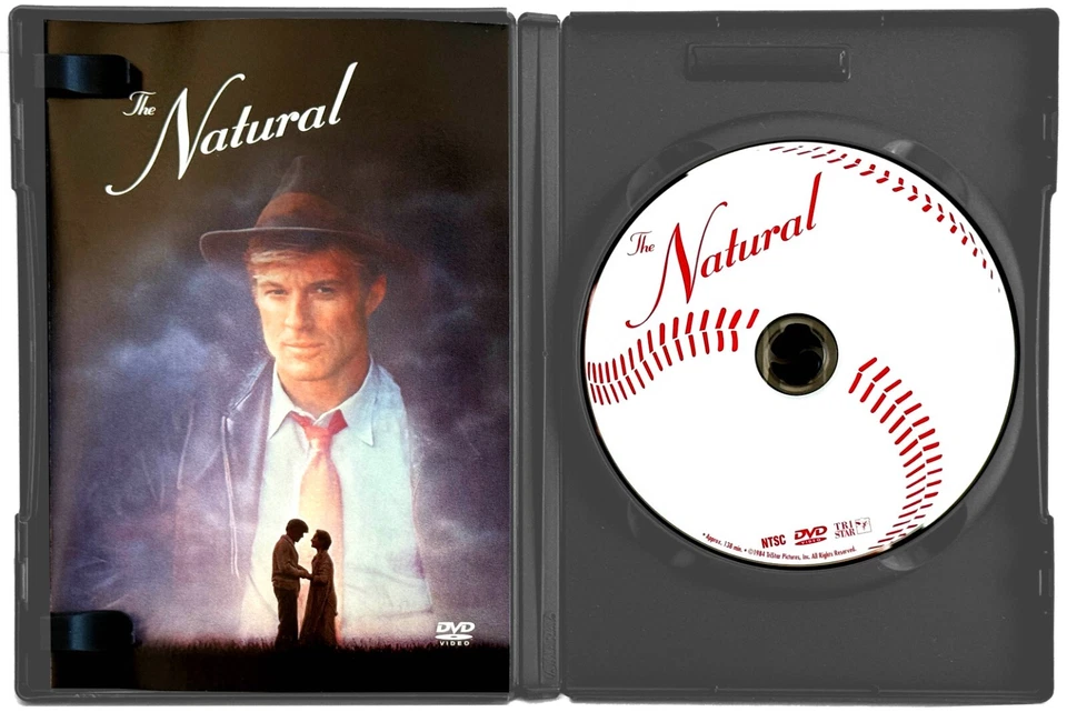 The Natural (DVD, 1984, Widescreen) Like New !   Robert Redford   Glenn Close Foto 3 de 3