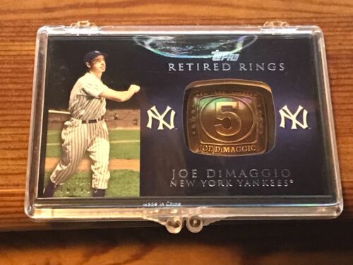 2012 Topps New York Yankees Joe DiMaggio pensionierter Gedenkring RR-JD
