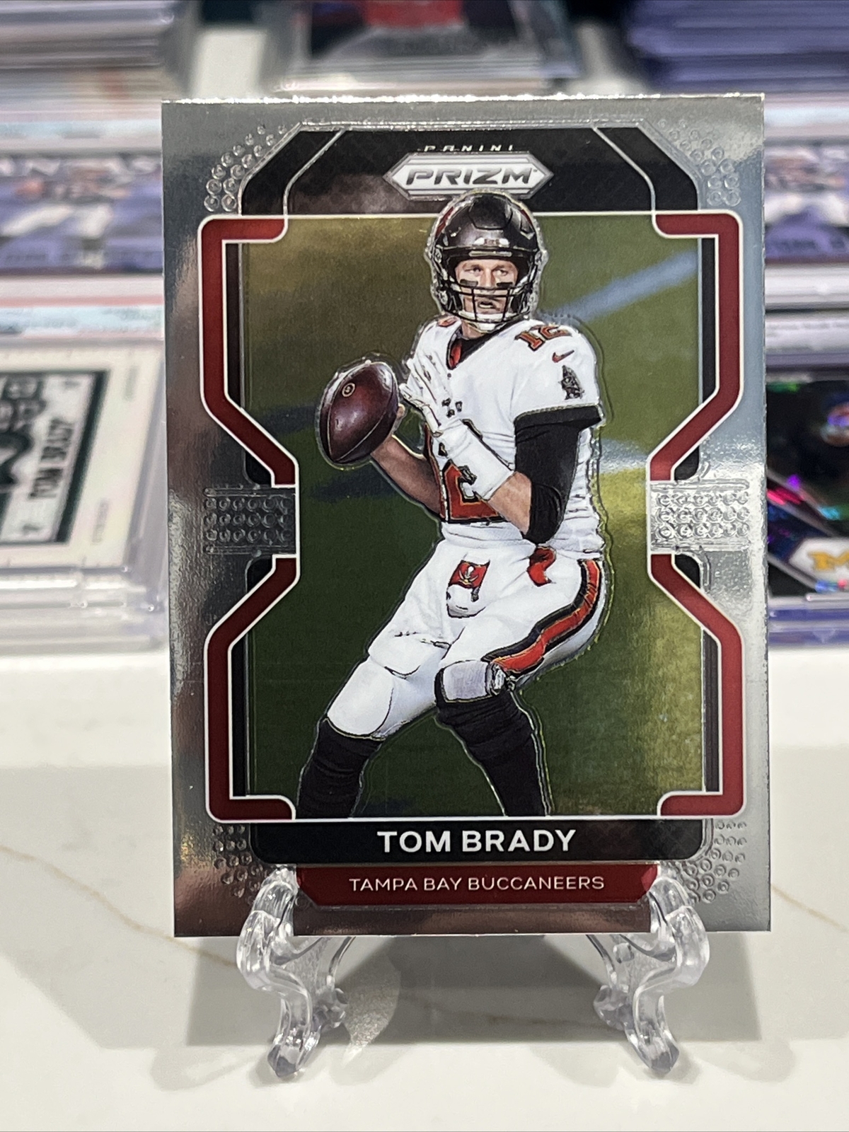 Tom Brady Tampa Bay Buccaneers Base Card 2021 Panini Prizm Football #294 INVEST