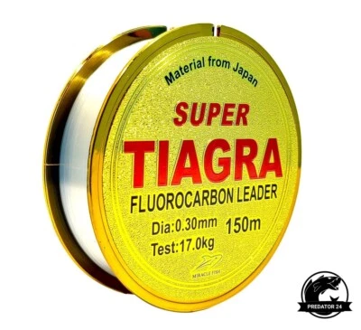 TIAGRA Flurocarbon Angelschnur Fluorocarbon Vorfach Schnur Erhöhte Tragkraft