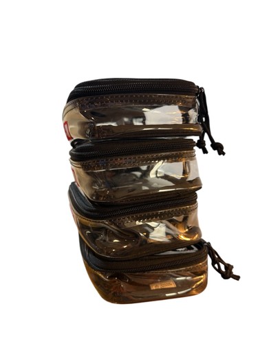 Rough Enough TSA Approved Clear Toiletry Bag Makeup Organizer Zipper Dopp Kit - Picture 3 of 11