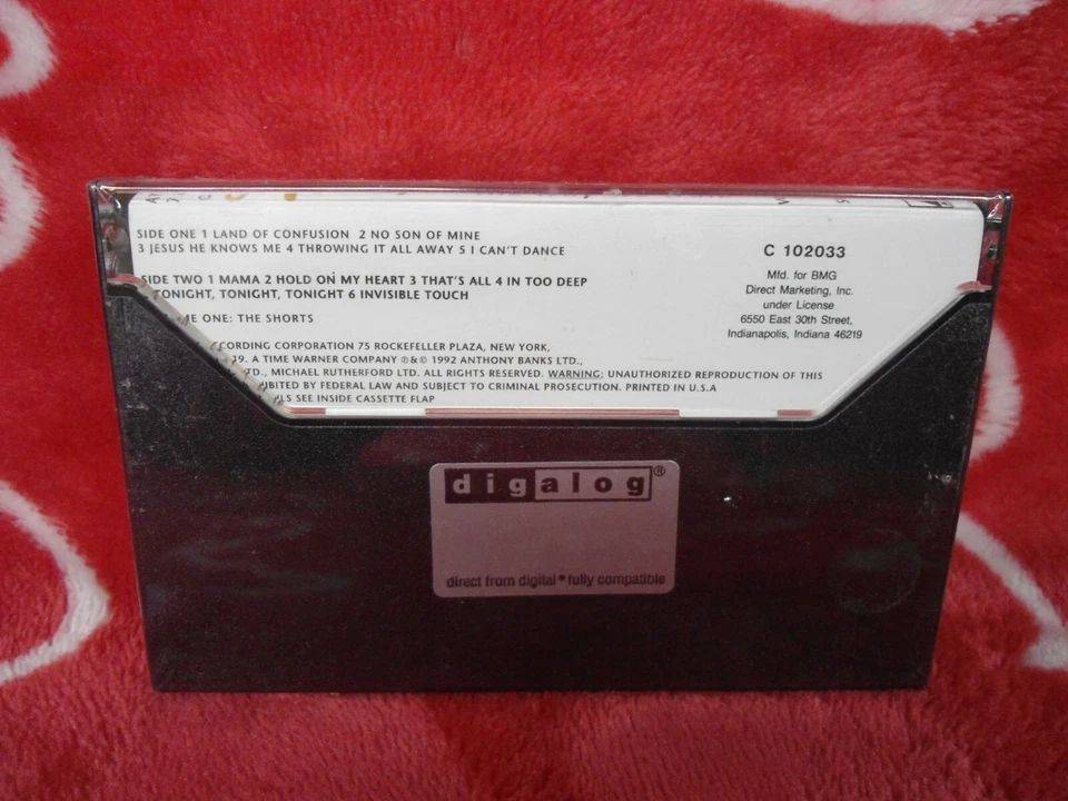 GENESIS Live The Way We Walk Volume One: The Shorts CASSETTE SEALED - Image 2 of 4