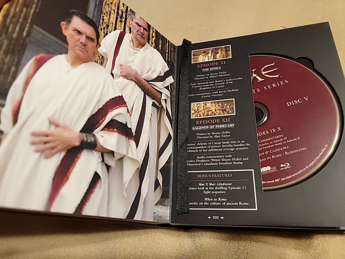 Rome: The Complete HBO Series (Blu-ray, 2009, 10-Disc Box Rome: The Complete HBO Series (Blu-ray, 2009, 10-Disc Box