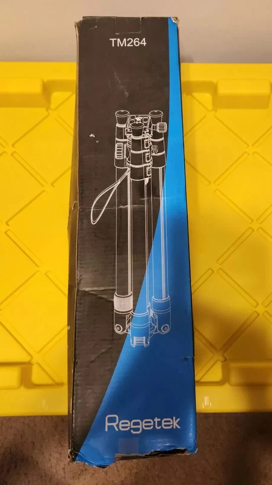 Regetek 81" Trípode de Viaje Monopie Aluminio Soporte de Video Profesional Ajustable... Foto 4 de 4