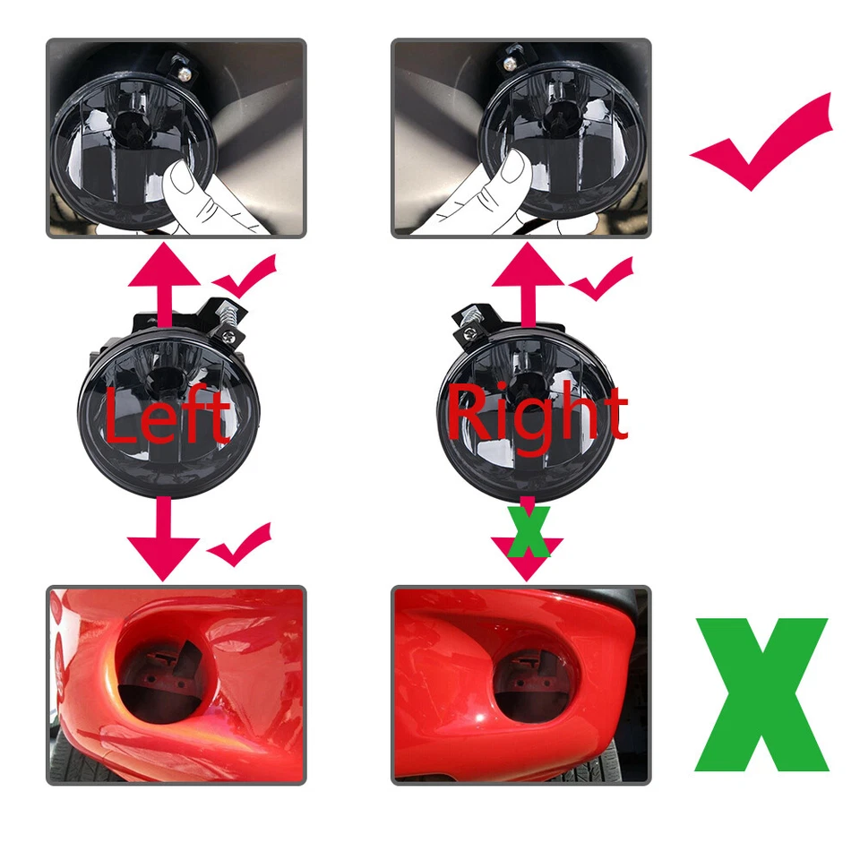 Par de luces antiniebla para Dodge Durango 2001-04 Dakota 2001-03 lente de humo Foto 4 de 4