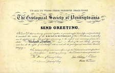 1833   Nicholas Biddle - Bank United States - Geological Society of Pennsylvania