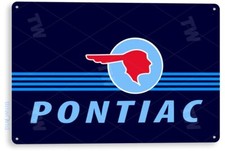 Tin Sign Pontiac Retro Metal Dcor Wall Art Auto Shop Garage Cave Bar A573