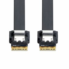 PCI-E Slimline Cable SFF-8654 Slim SAS Target SAS 4.0 SFF-8654 4i 38pin Host to