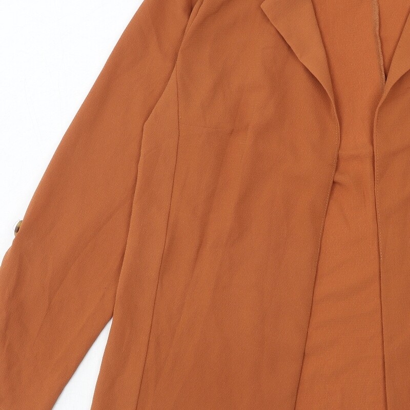 Select Womens Orange Polyester Blend Jacket Blaze… - image 9