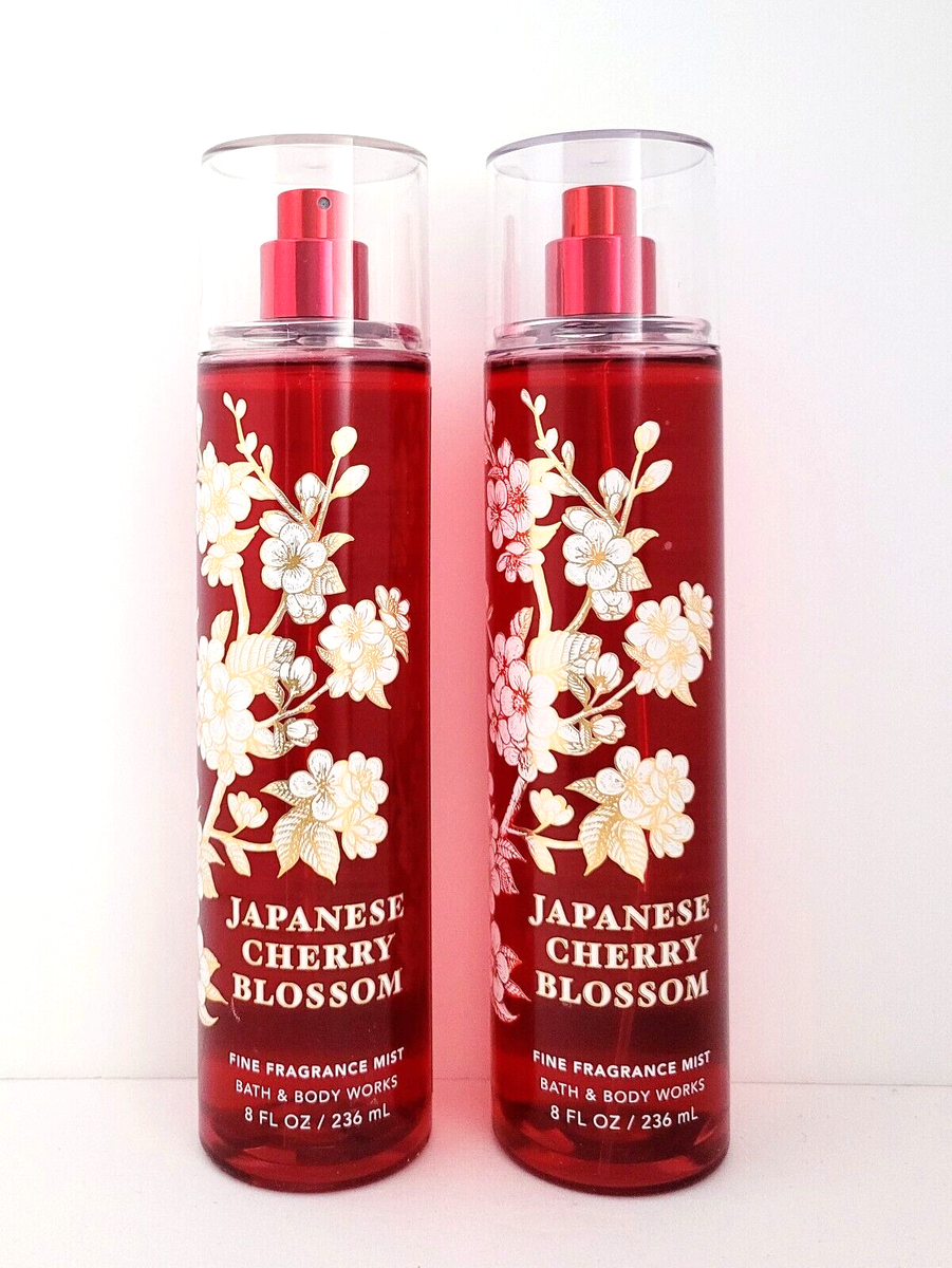 2 Bath & Body Works JAPANESE CHERRY BLOSSOM Fine Fragrance Mist