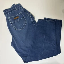 Vtg PS Gitano Jeans 80s High Waisted Tapered Leg Paper-bag Waist Pleated Sz 12