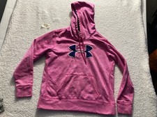 Under Armour Girls Pullover Hoodie Sweatshirt Size Youth Large YLG pink