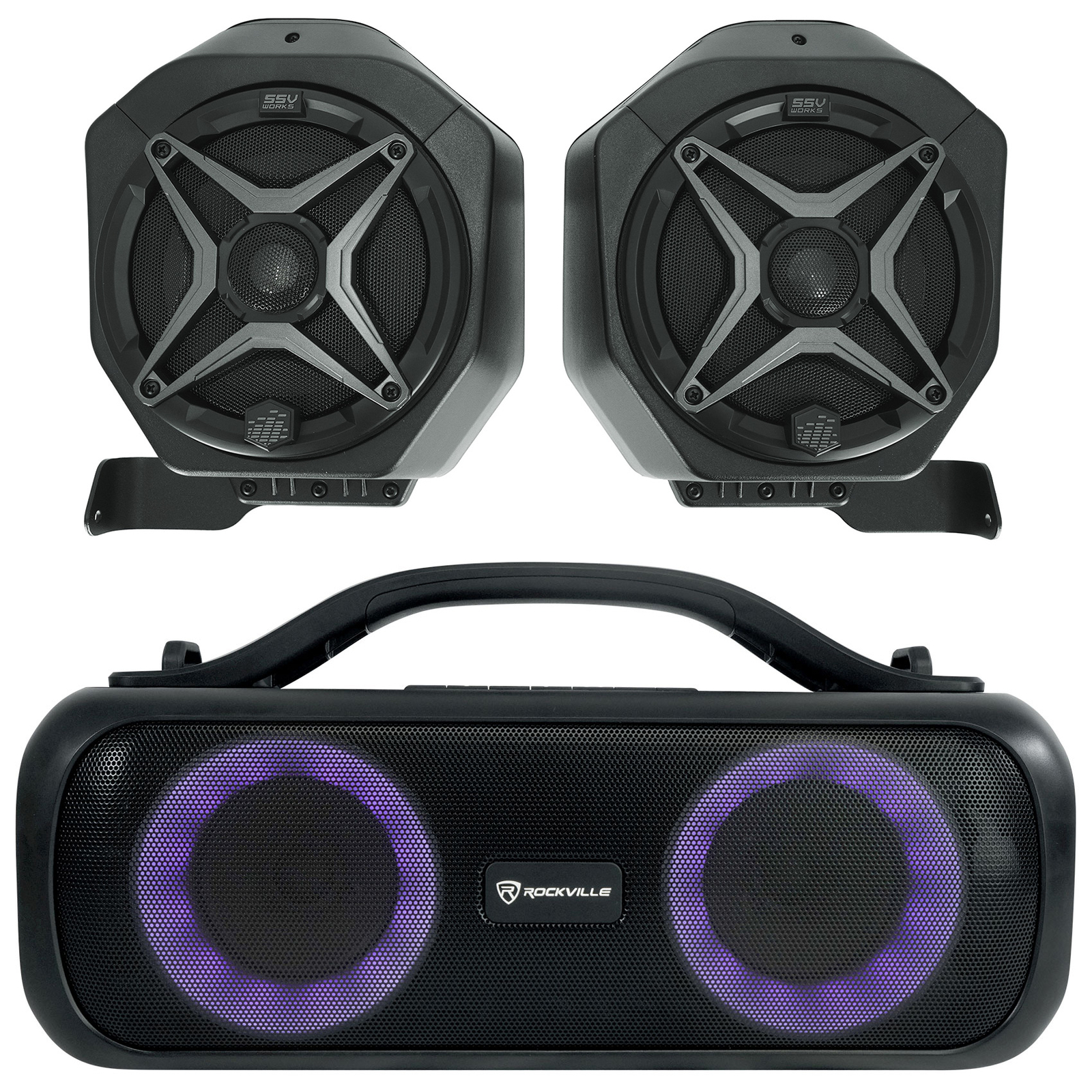 Динамики SSV Works 200-BR-B65Aмодули для 4-дверного Ford Bronco 2025 года выпуска Домашний динамик 5329000₽