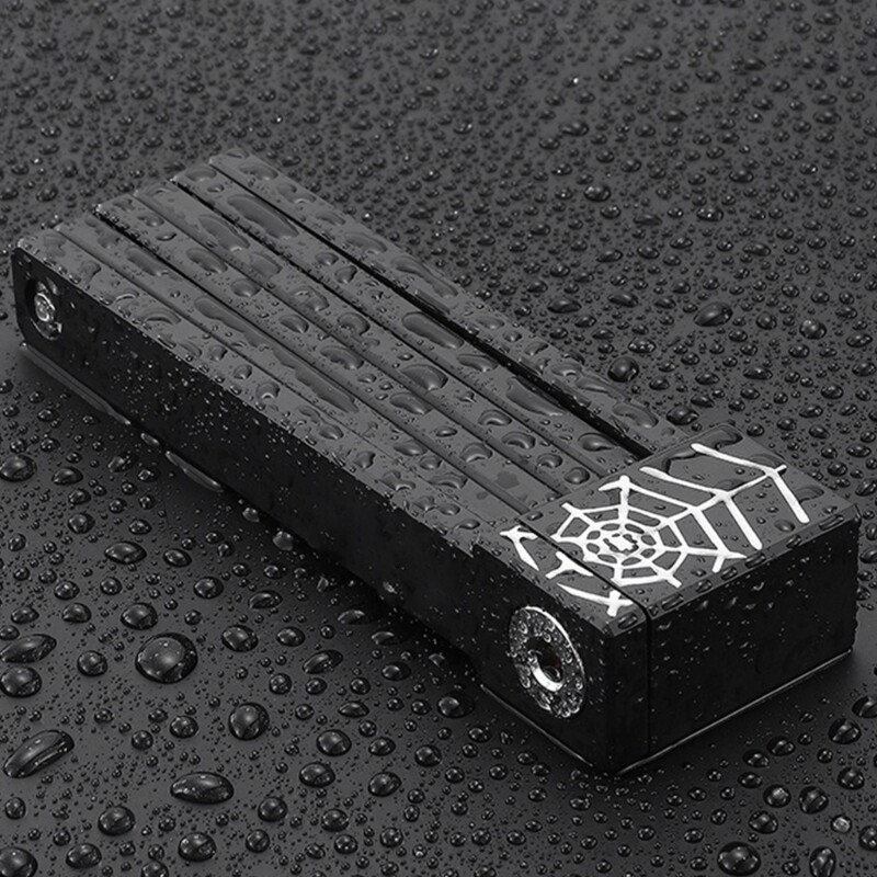 AntiTheft Cycling Lock with Key and Frame Mount Folding Bike Lock