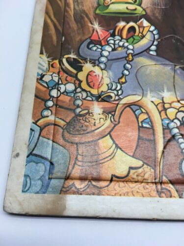 walt disney donald duck sesame street oscar frame tray puzzles lot 2 vintage - Picture 4 of 11