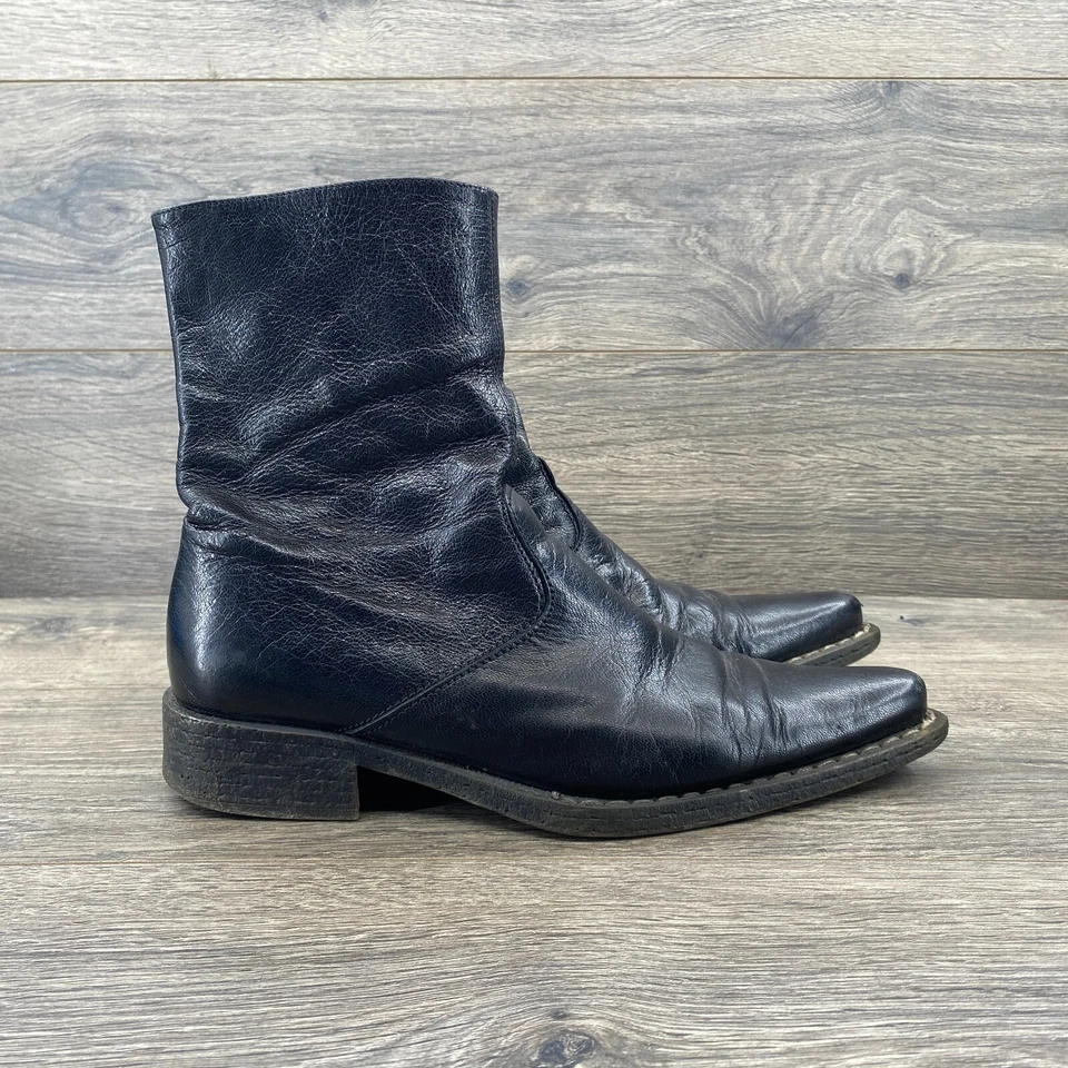 Janet & Janet Mujer Cuero Punta Punta Chelsea Botines Talla US 7 EU 37.5 Foto 3 de 4