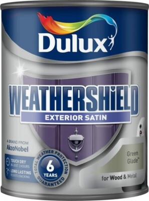 Dulux Weathershield Exterior Satin Paint For Wood Metal Green