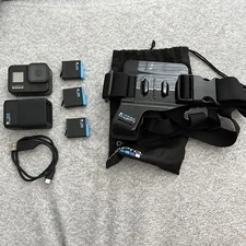 GoPro Hero8 Camera Sport - Black - With Accessories - 3 Batteries