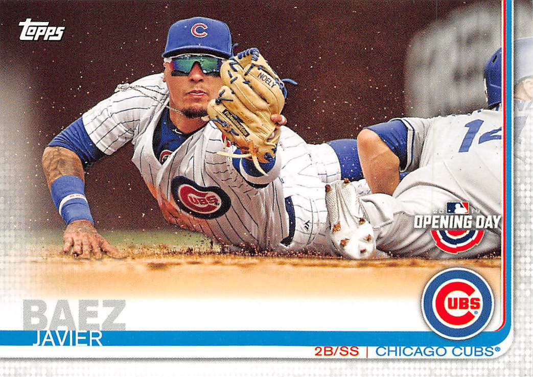 2019 Topps Opening Day #95 Javier Baez Chicago Cubs
