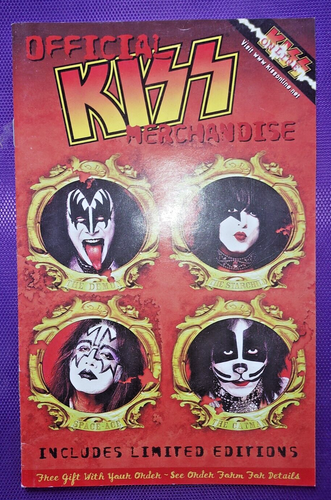 KISS Psycho Circus Tour Official collectible Merchandise Catalog Free Shipping - 第 1/2 張圖片