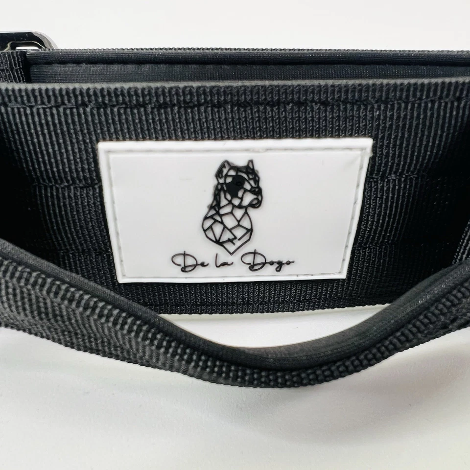 Collar táctico para perro De La Dogo E-Covered Defense talla M (17" - 23") carbón Foto 2 de 4