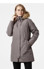 Helly Hansen NEW Alva 2.0 Parka Women's XS Sparrow Grey Winter Jacket Was $320