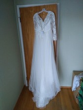 New Ivory Wedding Dress w/ tags, size 12