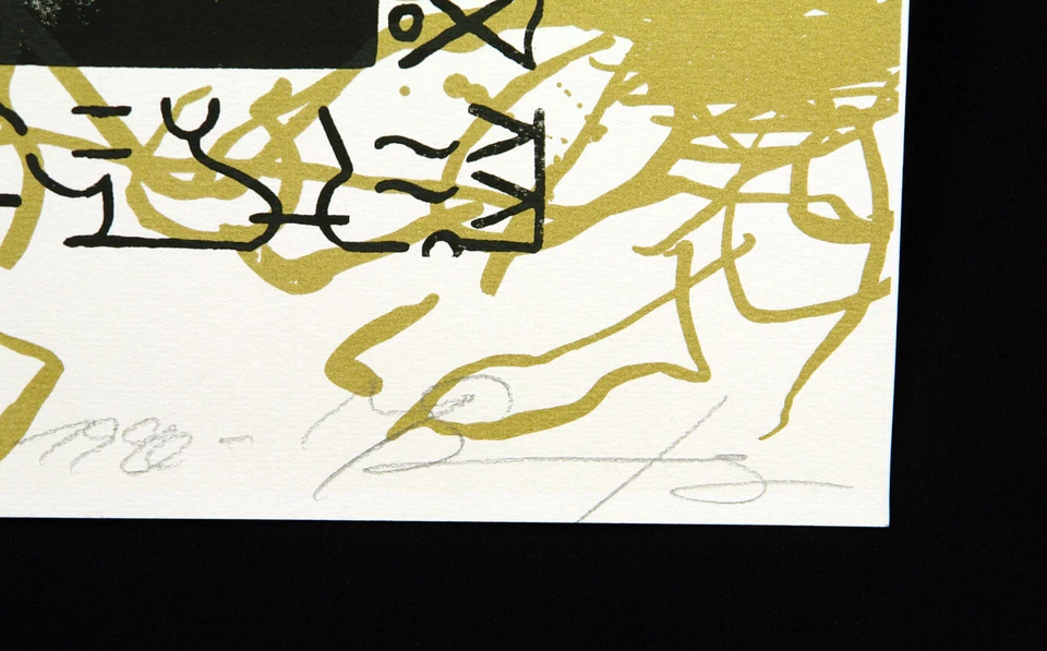 DDR. "Schöpfung II", 1990. Siebdruck Jörg SONNTAG (1955 D), handsigniert - Bild 2 von 2