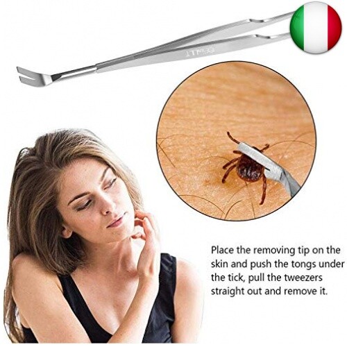 Set 3 Pinze Per Zecche EasyULT - Acciaio Inossidabile Per Cani, Gatti E Persone