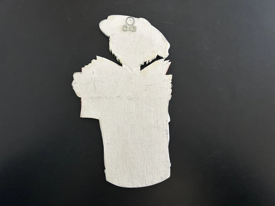 Lote de 7 Colgantes de Pared de Madera de Plaza Sésamo Pintados a Mano Decoración Monstruo Galleta Elmo Foto 3 de 4