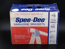 Vintage Spee-See Sawhorse Brackets Made in the USA