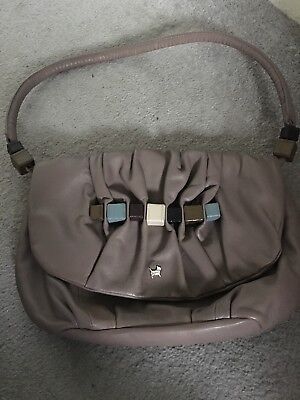 Ladies Lovely Quality RADLEY Leather Handbag Beige Size M Used | eBay