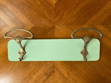 ATTACCAPANNI LEGNO/FORMICA/METALLO ANNI '50/'60 2 APPENDINI