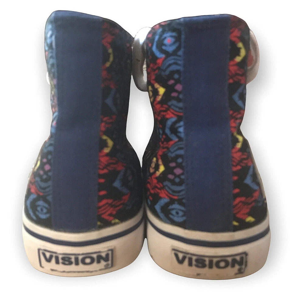 Zapato de Skate Vision Street Wear Talla US 7 Lona Estampado Tribal Multicolor Foto 2 de 4