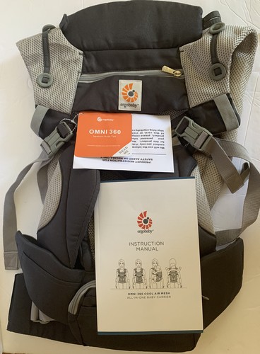 Ergobaby Omni 360 All In One Cool Air Mesh Baby Carrier Carbon Grey BRAND NEW - Picture 4 of 4