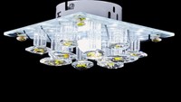 Legend Modern Led Crystal Chandelier Flush Mount Ceiling Lighting Fixture... on sale Legend Modern Led Crystal Chandelier Flush Mount Ceiling Lighting Fixture... on sale