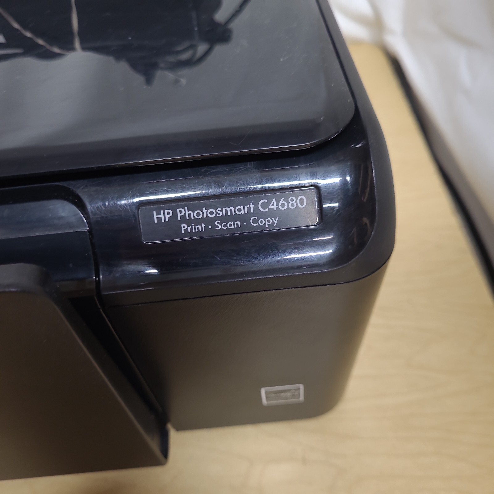 Hp photosmart c4680 color inkjet printer scan copy no ink all in one