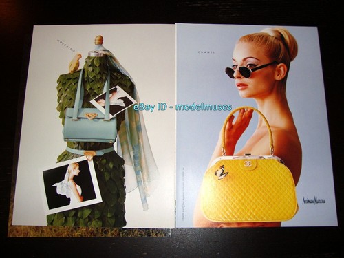Vintage Neiman Marcus Zubehör 8 Seiten DRUCK AD Frühjahr 1995 BRIGHDIE GROUND - Bild 3 von 4