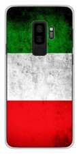 Coque en silicone imprimée compatible Samsung Galaxy S9 Plus Drapeau Italie