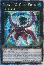 Yugioh - Number 32 Shark Drake - 1st Edition Quarter Century QCR NM - Free Holo