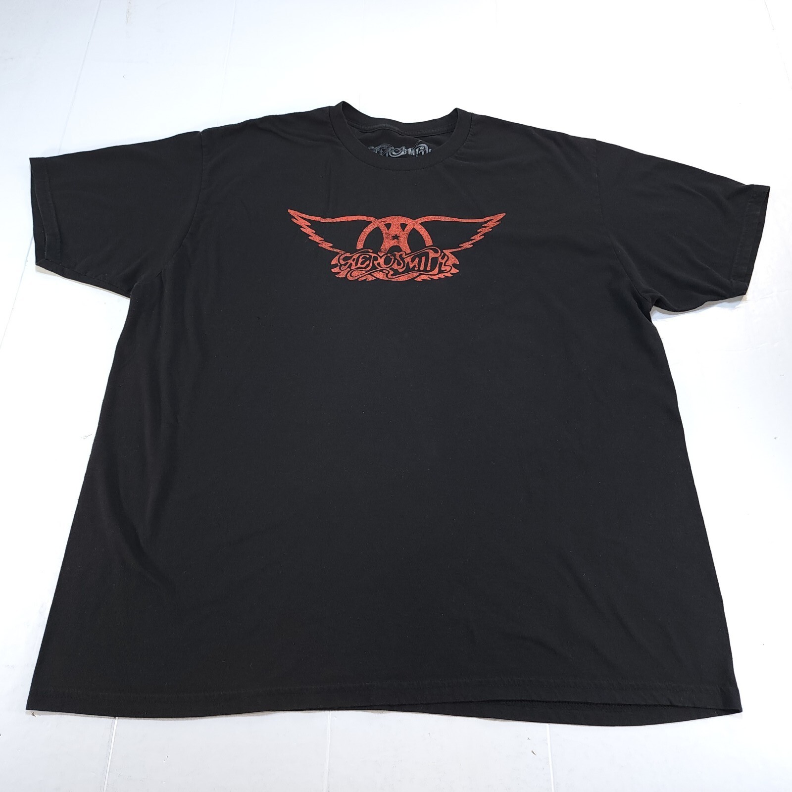 Black Aerosmith Classic Logo offiziell Männer T-Shirt Herren