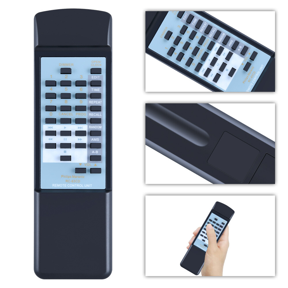 RC-63CD Remote Control For Philips Marantz CD Player CD-67 SA7001